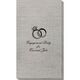 Wedding Rings Bamboo Luxe Guest Towels Image 1 of 3